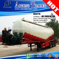 60tons 50cbm capacity low density powder material 3 axles bulk cement tanker trailer for sale